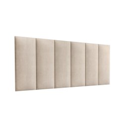 Kit Mesa De Cabeceira Retrô 2 Gavetas -Pop- Com Cabeceira 1,40cm - Off White/Freijó - 3