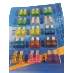 Kit 15 Jogo de Fusíveis para Carro Reposição Western - 3