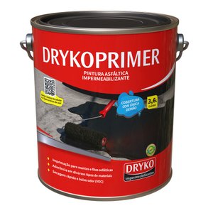 Asfalto Drykoprimer Eco Base Solvente 3,6l Dryko