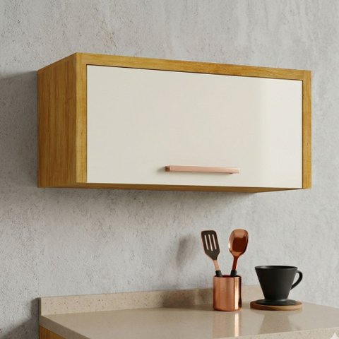 Armário Nicho para Geladeira Dafne 1 Porta Mdf