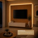 Ver imagem 4 de Rack com Painel para TV até 60 Polegadas Ayla 100% MDF com LED
