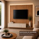 Ver imagem 5 de Rack com Painel para TV até 60 Polegadas Ayla 100% MDF com LED