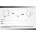 Ver imagem 3 de Poltrona do Papai Reclinável MH1216 Two Way Courano Nude - Herval