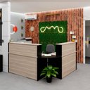 Ver imagem 2 de Balcão Atendimento de Canto C/ Gaveteiro Recepção 1400x600 Netmobil - Dubai