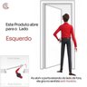 Kit Porta de Madeira Lisa Imbuia 210x72cm Batente 11cm Uniportas - 5