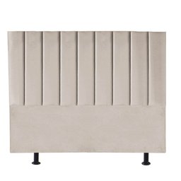 Cabeceira Estofada Queen 160CM Cora Courino Bege - D A DECOR D&A Decor - 1