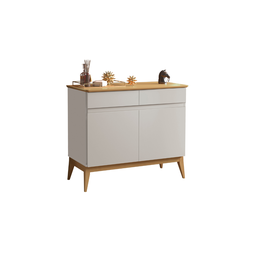 Buffet Aparador Faro Moveis Magnum 0.90cm 2portas:off Cedro - 1