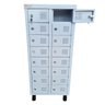 Armário Guarda Celular 16 Portas 100X43X28 cm Com Chave - 3
