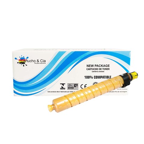 Toner Comp. Amarelo Mp C3001 | C3300 C3501 C2800 | 15k