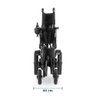 Cadeira de Rodas Motorizada Dellamed Dobrável até 120 Kg Assento de 48 Cm D800 1000051 - 2