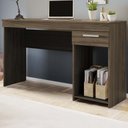 Ver imagem 1 de Mesa para Computador Bay 1 Gaveta Nogal - Pnr Móveis