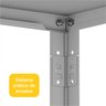 ESTANTE DE AÇO 175X92X30 5 PRAT. C/ REFORÇO PANDIN - CINZA EP-5AR-VU-175 - 4