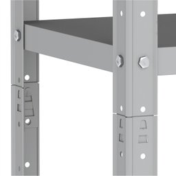 ESTANTE DE AÇO 175X92X30 5 PRAT. C/ REFORÇO PANDIN - CINZA EP-5AR-VU-175 - 5