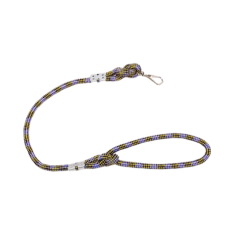Guia para Cães em Corda com Nó 12mm X 80cm Azul
