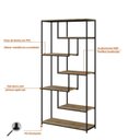 Ver imagem 5 de Estante Alta para Livros em Mdp Florença