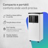 Ar Condicionado Portátil Hq 10.500 Btu/h Frio Branco 220v - 5