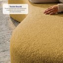 Ver imagem 4 de Sofá Veda 1,88m Xpand Tech Tecido Bouclê Caramelo Cama Inbox