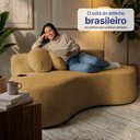 Ver imagem 7 de Sofá Veda 1,88m Xpand Tech Tecido Bouclê Caramelo Cama Inbox