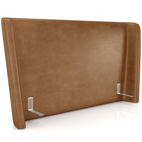 Cabeceira Cama Box Casal 140cm Nilo P05 Couríssimo Whisky - Lyam Decor