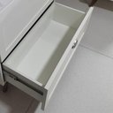 Ver imagem 2 de Gabinete para Banheiro com Tampo Cuba e Espelheira Organica 80cm Retro Mdf Branco Milano - On Mó