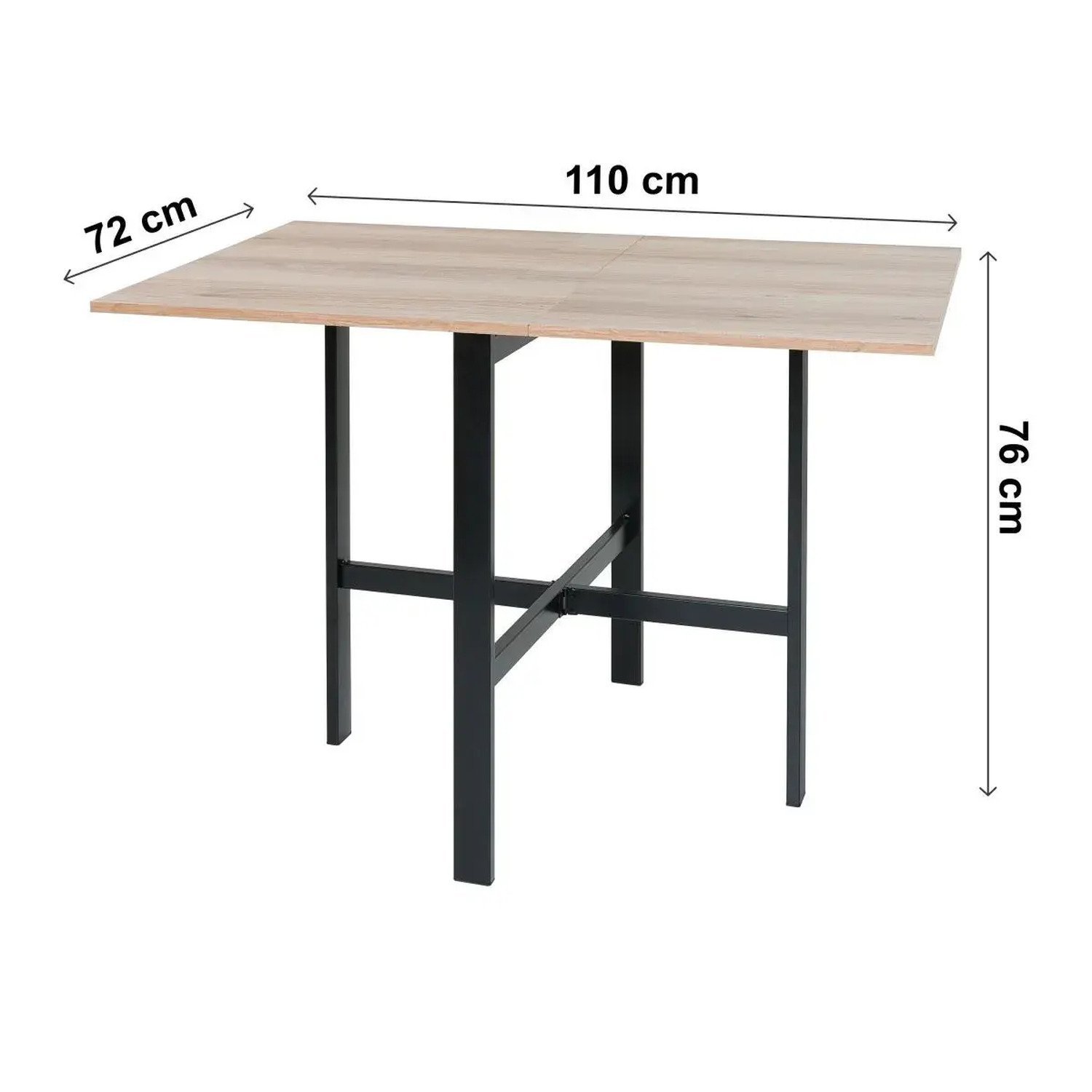 Conjunto de Mesa Dobrável Izi com 4 Banquetas Bia - 4