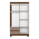 Ver imagem 3 de Guarda Roupa Olímpia 04 Portas com Espelho Mdp Albatroz Móveis