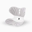 Ver imagem 1 de Almofada Apoio Lombar Cadeira Correção Coluna M - Cinza