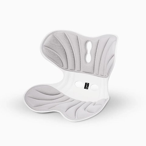 Almofada Apoio Lombar Cadeira Correção Coluna M - Cinza