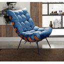 Ver imagem 1 de Poltrona Base Fixa para Sala de Estar Costela