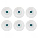 Ver imagem 2 de Kit 6 Pratos Fundos Vidro Temperado 23cm Opaline Duralex