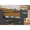 Ver imagem 7 de Módulo Cozinha Nesher Princesa Balcão C/ Tampo C/ 2 Portas e 3 Gavetas 120cm Freijo/off White-