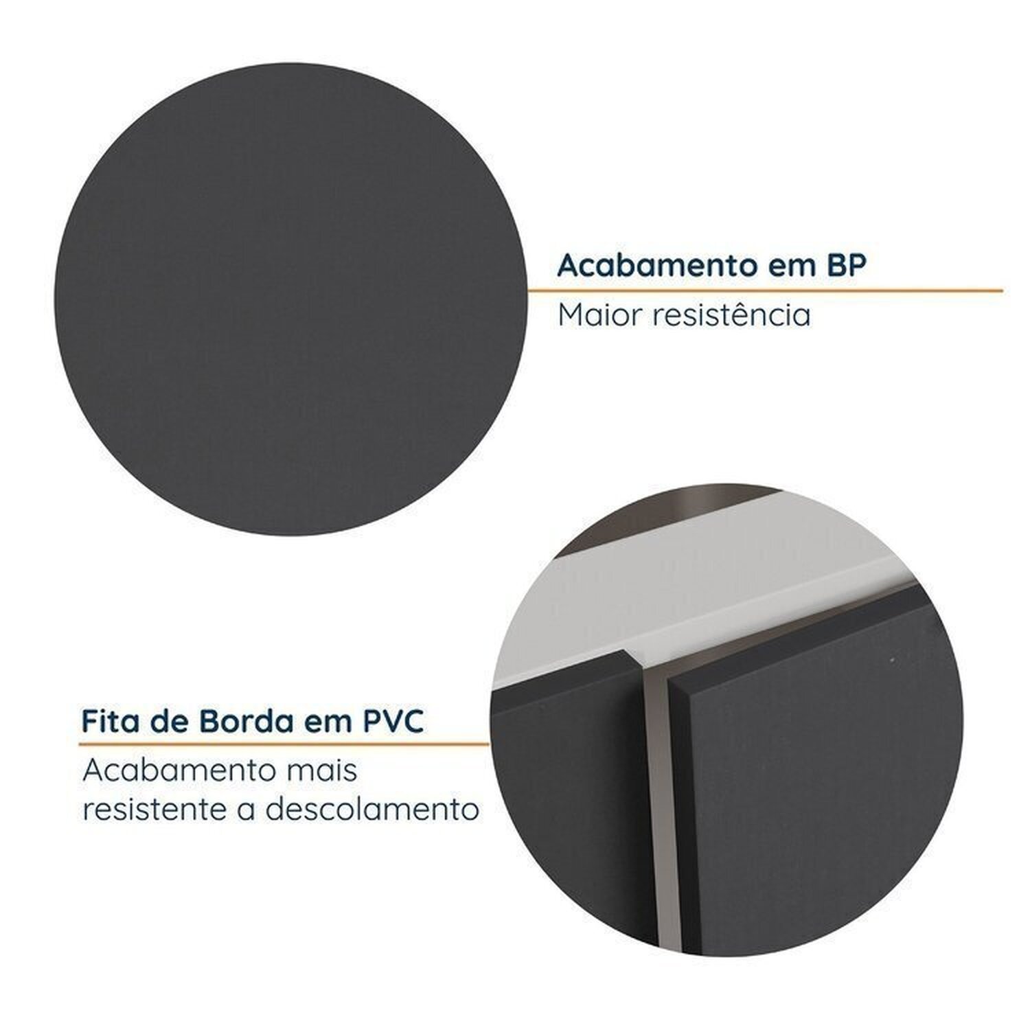 Cozinha Modulada 8 Peças com Tampo com Rodapé 4 Aéreos e 4 Balcões Ipanema CabeCasa MadeiraMadeira - 5