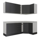 Ver mais imagens de Cozinha Modulada 8 Peças com Tampo com Rodapé 4 Aéreos e 4 Balcões Ipanema CabeCasa MadeiraOriginals