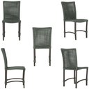 Ver imagem 5 de Conjunto 6 Cadeiras Cannes Corda Náutica e Mesa Retangular Ripada 2,00m em Alumínio para Edícula, Ja