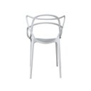 Ver imagem 7 de Conjunto Mesa de Jantar com 4 Cadeiras Allegra Espresso Móveis Branco/Natura