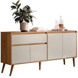Aparador Buffet Ravi Nature Off White Plla - 1