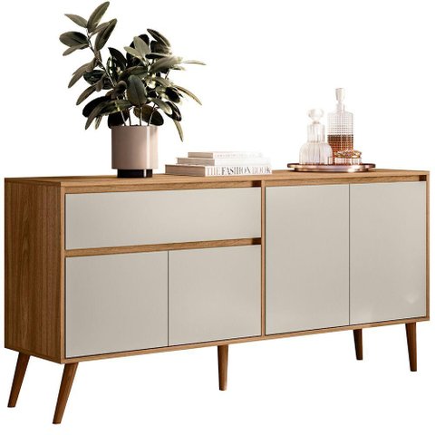 Aparador Buffet Ravi Nature Off White Plla