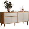 Aparador Buffet Ravi Nature Off White Plla - 1