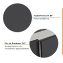 Ver imagem 5 de Cozinha Modulada 8 Peças sem Tampo sem Rodapé 4 Aéreos e 4 Balcões Ipanema CabeCasa MadeiraOriginals Cinza/Grafite Trama