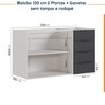 Cozinha Modulada 8 Peças sem Tampo sem Rodapé 4 Aéreos e 4 Balcões Ipanema CabeCasa MadeiraOriginals - 15