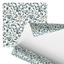Ver imagem 2 de Papel de Parede Adesivo Azulejo Ramos Azuis Cozinha 2,80m