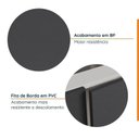 Ver imagem 5 de Cozinha Modulada 8 Peças sem Tampo sem Rodapé 4 Aéreos e 4 Balcões Ipanema CabeCasa MadeiraOriginals Cinza/Grafite Trama/Acácia