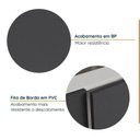 Ver imagem 5 de Cozinha Modulada 8 Peças com Tampo com Rodapé 4 Aéreos e 4 Balcões Ipanema CabeCasa MadeiraOriginals Cinza/Grafite Trama/Acácia