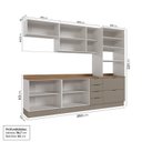 Ver imagem 4 de Cozinha Modulada 5 Peças com Tampo com Rodapé Ipanema CabeCasa MadeiraOriginals