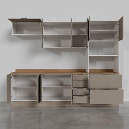 Cozinha Modulada 5 Peças com Tampo com Rodapé Ipanema CabeCasa MadeiraMadeira - 11