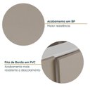 Ver imagem 5 de Cozinha Modulada 5 Peças com Tampo com Rodapé Ipanema CabeCasa MadeiraOriginals Marrom/Fendi Trama