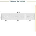 Ver imagem 2 de Cozinha Planejada 5 Peças com Tampo com Rodapé Ipanema CabeCasa MadeiraOriginals Marrom/Fendi Trama