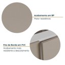 Ver imagem 5 de Cozinha Planejada 5 Peças com Tampo com Rodapé Ipanema CabeCasa MadeiraOriginals Marrom/Fendi Trama
