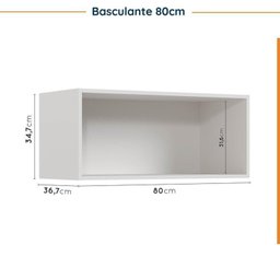 Cozinha Modulada 5 Peças com Tampo com Rodapé Ipanema CabeCasa MadeiraMadeira - 14