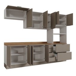 Cozinha Modulada 5 Peças com Tampo com Rodapé Ipanema CabeCasa MadeiraMadeira - 10